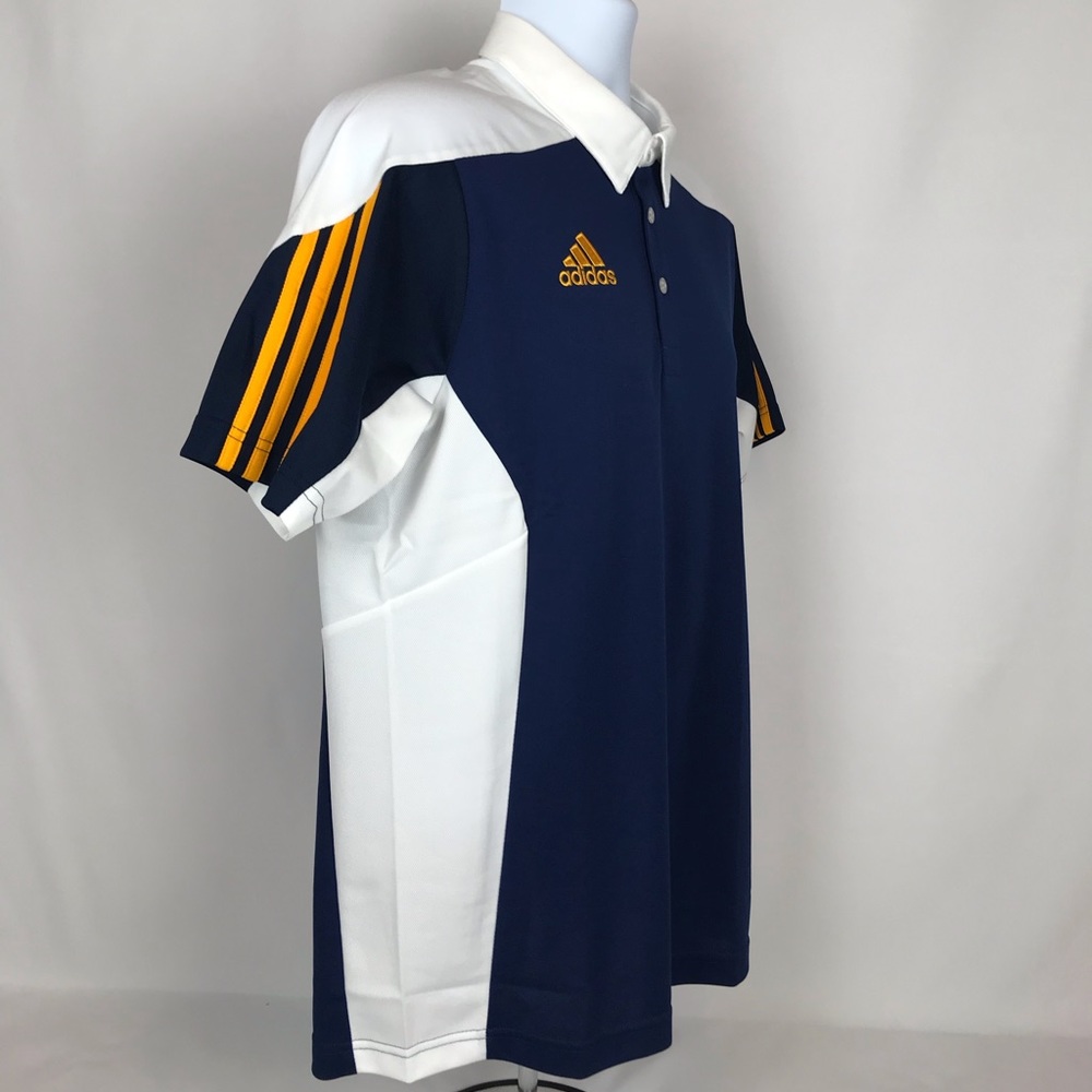 adidas Blue/White Polo Shirt